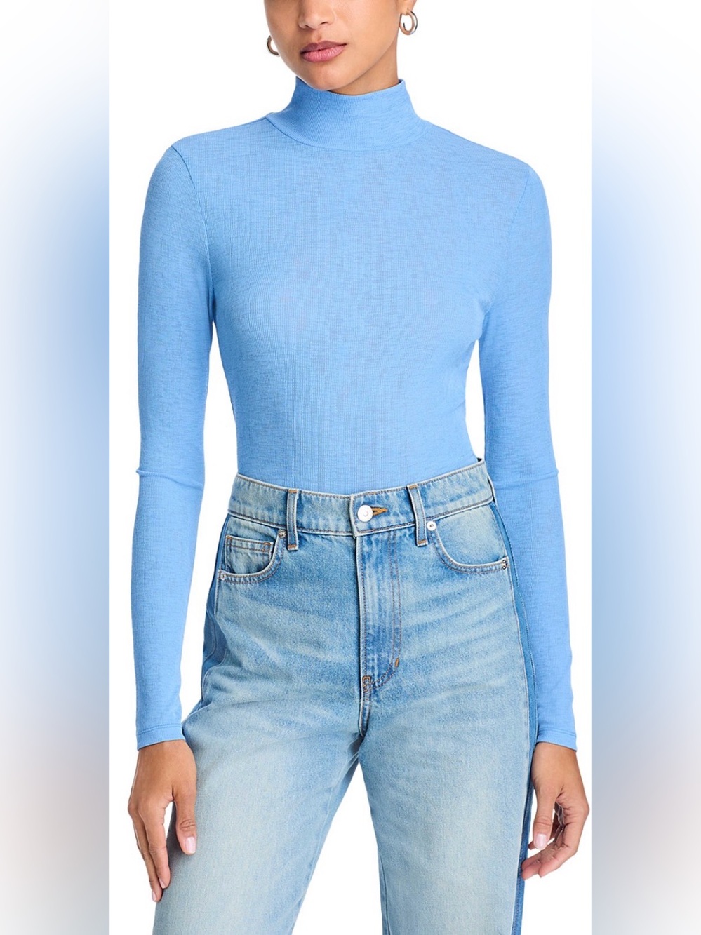 VERONICA BEARD Wyeth Long Sleeve Turtleneck Tee